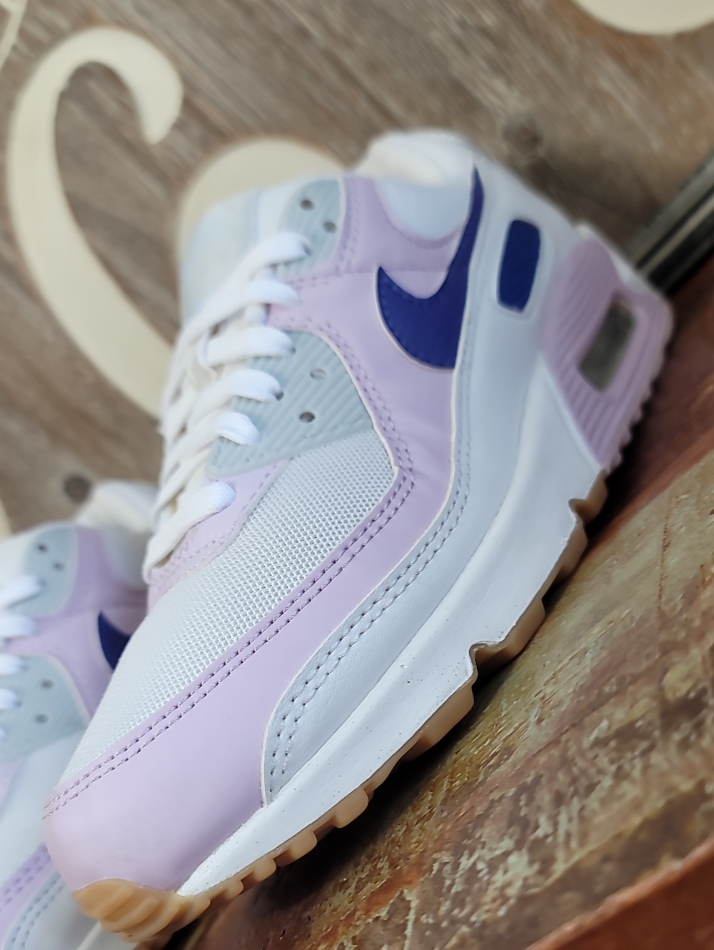 🔥🔥 Nike Wmns Air Max 90 'White Doll' Wmns 8 Great Condition Fast Shipping - Picture 7 of 15